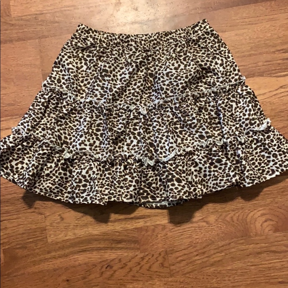 Cheetah print skirt